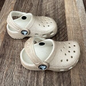Crocs Toddler Champagne Glitter